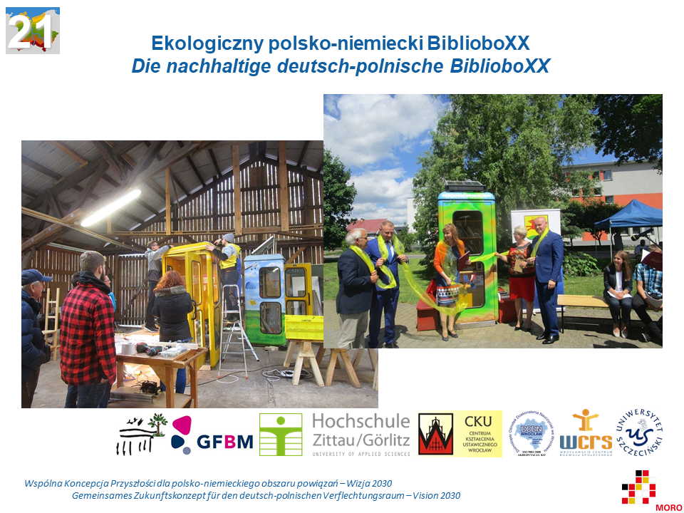 Ekologiczny polsko-niemiecki BiblioboXX / Die nachhaltige deutsch-polnische BiblioboXX
