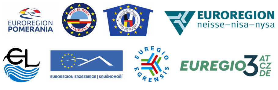 Euroregionen DE-PL/CZ Logos